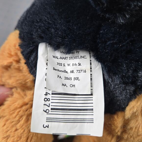 Walmart Holiday Rottweiler Dog Plush Stuffed Animal Leaf Antlers Penguin Scarf - Picture 14 of 16